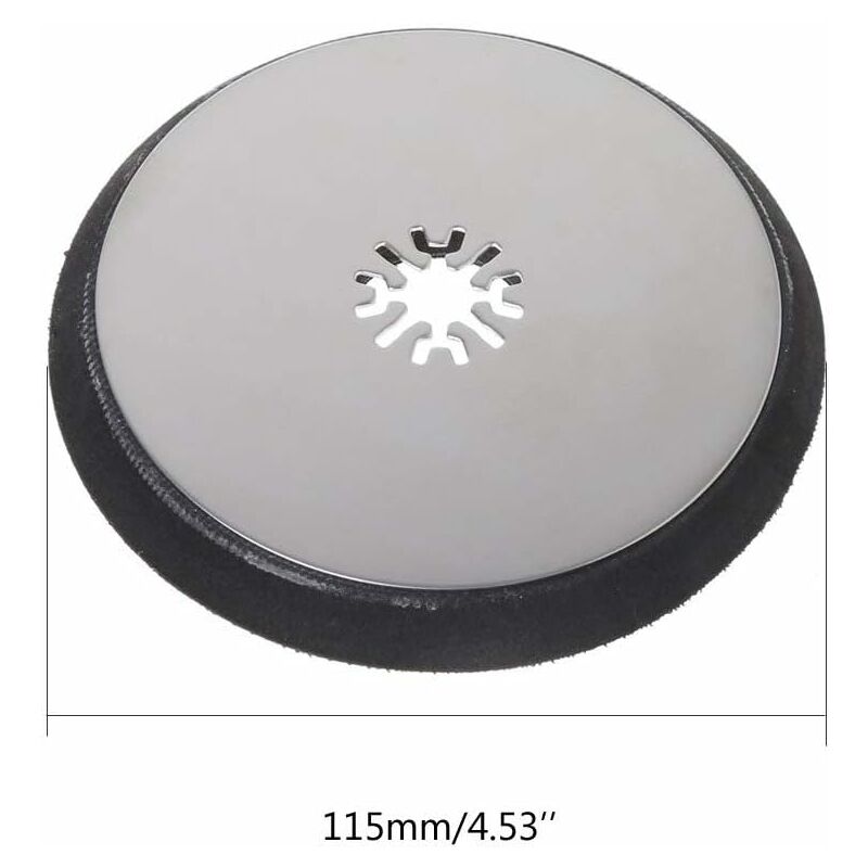 Set De 101 Pièces Pour Ponçage : 100 Feuilles Abrasives Triangulaires (5 Grains) + 1 Patin De Ponçage 80mm - Pour Outil Oscillant Multi-usages