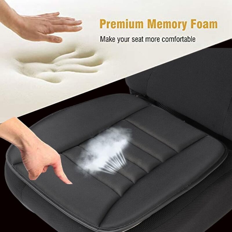 Coussins De Siège Auto Big Ant - 2 Pièces, Cuir PU, Antidérapants, Avec Poches