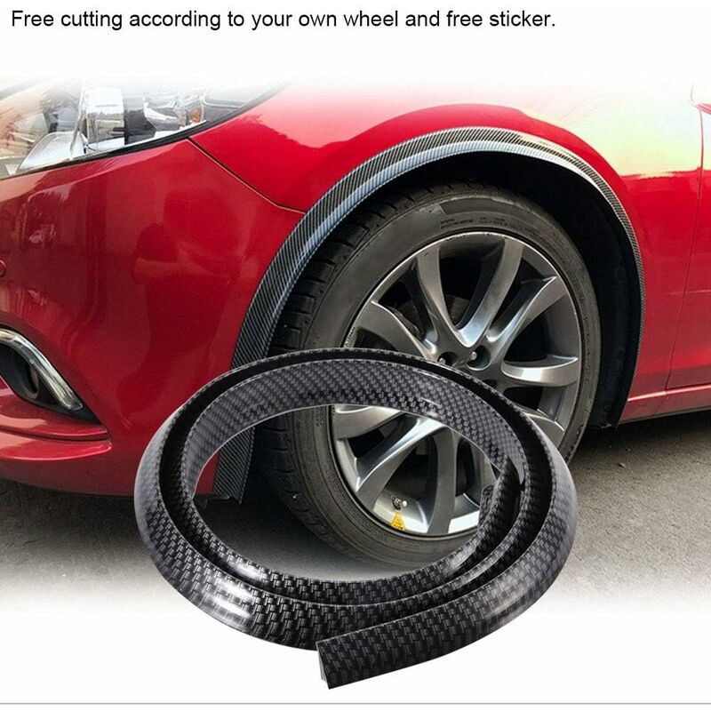 Couvercle Latéral De Garde-boue De Pneu De Voiture, Protecteur D'arc De Roue, Autocollants En Caoutchouc Anti-rayures Pour Protéger Les Roues, Accessoires De Plaque De Protection Des Sourcils