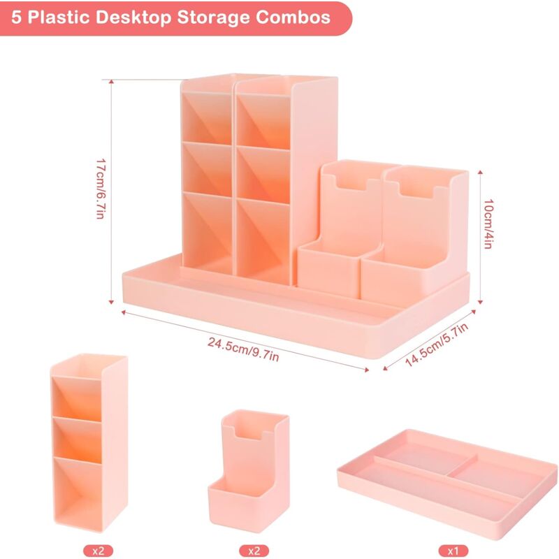 Organisateur De Bureau En Bois - Organiseur De Bureau Multifonction