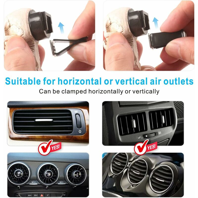 Clips de ventilation pour climatiseur de voiture, 10 pièces, Clips de parfum,  accessoires automobiles - AliExpress