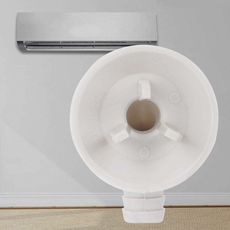 Adaptateur évacuation Condensats Pour Climatiseur - 26 Mm, Blanc, Pack De 3, En ABS