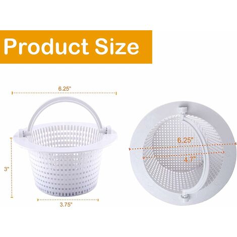 Panier Skimmer Pour Piscine - Compatible Swimline 8936, Dimensions 18,5x12x6,9 Cm | Pièce De Rechange - 4