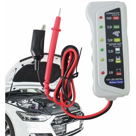 Testeur de relais automobile, testeur de relais électronique 12 V outil de  vérificateur de batterie de Diagnostic de voiture automatique
