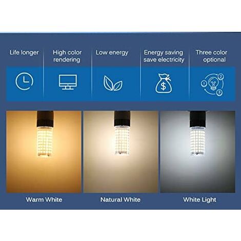 ampoule LED G12 G12 16W lumière à double ampoule de base de l'aiguille, ampoule à halogénure métallique  G12 ampoule équivalent (Warm White)