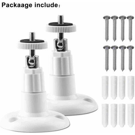 Lot De 2 Supports Muraux De Sécurité Réglables Pour Arlo Pro, Arlo Pro