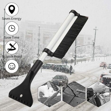 Accessoires de voiture outils de véhicule grattoir à glace en plastique pour  grattoir à brosse à neige de voitures –