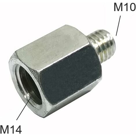 M10 M14 Adaptateur Meuleuse d'angle Polisseuse Filetage Foret Interface  Convertisseur Connecteur Outils électriques Accessoires Bielle, M14 à M10,1  Pièces
