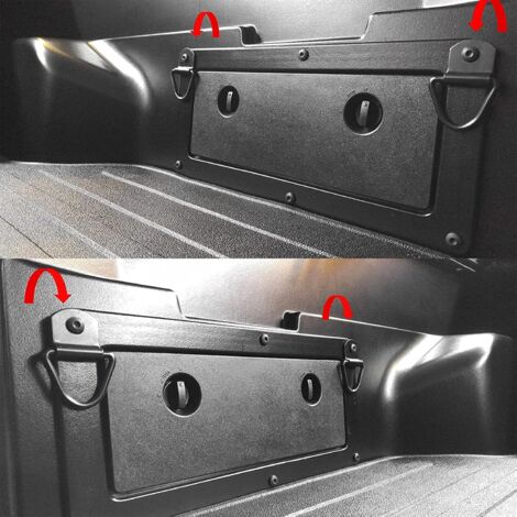 Kit De 6 Anneaux En D En Acier Pour Remorque - Plaques De Montage Robustes Pour Attache Et Arrimage