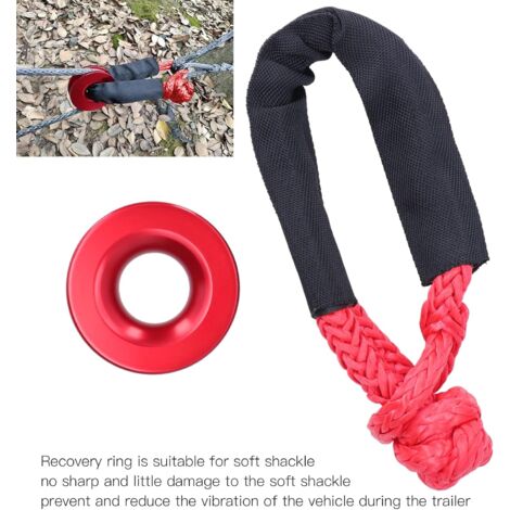 Eosnow Anneau De Récupération D'arraché De Treuil, Force De Rupture De 316in 14in 38inrouge 79629821