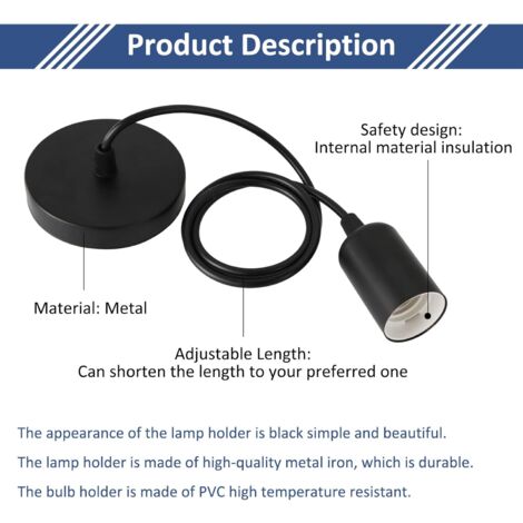 GBLY Suspensions De Table De Salle à Manger - Suspensions E27 3 Flammes Lampe De Salle A Manger Industrielle Reglable En Hauteur Lampe A Suspension Pour Hotel Bureau Sans Ampoules 82553867