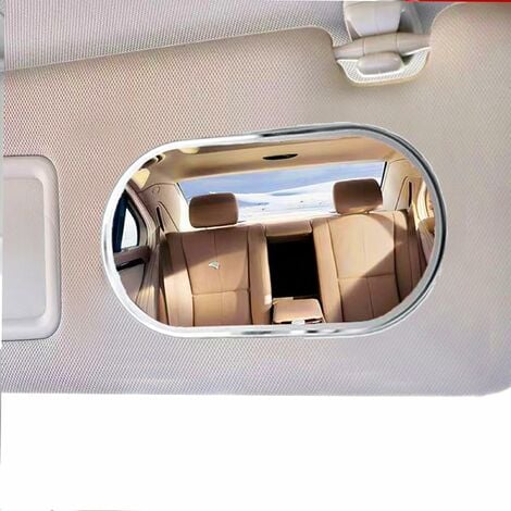 Ulisem Miroir pare-soleil de voiture avec lumière LED, miroir de