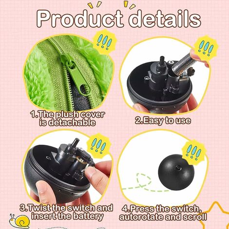 DONGKER Balle Intelligente Pour Chat,Jouet Chat Interactif,Rotation Automatique A 360 Degrés Et