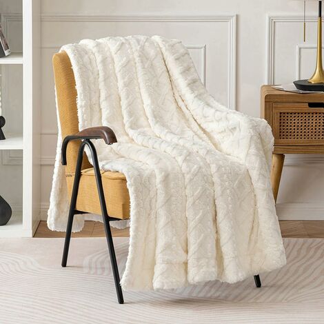 Couverture Sherpa - effet mouton personnalisée - Made in Gift