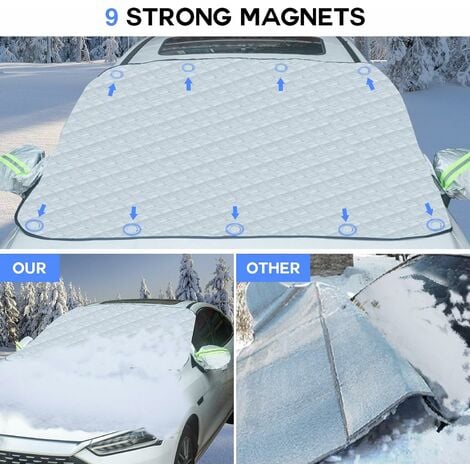 Couverture Magnétique Anti-neige Pour Voiture Pare-brise Pare-soleil  Extérieur étanche Anti-glace Gel Protecteur Automatique Automobile  Couverture Extérieure