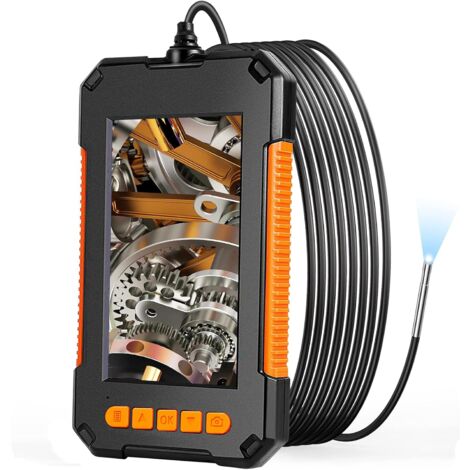 Endoscope Sans Fil 5.5mm 1080P HD Caméra D'inspection Endoscope WiFi Zoomable Avec 6 Lumières LED Et Tube De Serpent Semi-Rigide étanche IP68 Pour Tablette De Téléphone Intelligent Android & IOS 5M