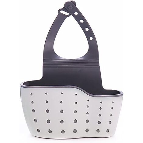 Générique Porte-éponge Pour Évier De Cuisine - Support De Stockage Eponge Double Evier Organisateur En Acier Inoxydable A Drainage Rapide Et Robuste 98179919