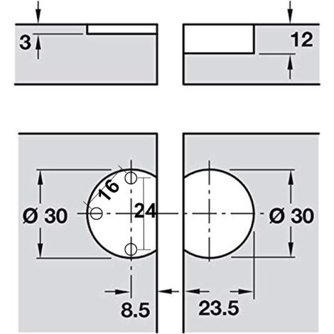 2 Charnières Couvercle En Laiton Pliable - Support Pour Boîte, Couleur Or, Neuf Uxcell
