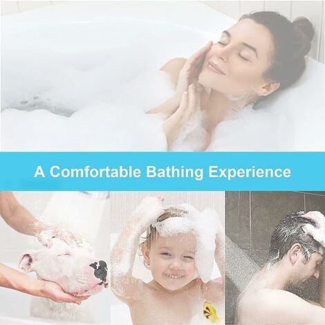 Pommeau de Douche Haute Pression,Pommeau de Douche 3 Jets,Pommeau de Douche Anti Calcaire,Douchette avec Interrupteur,Pommeau de Douche Economie d'eau,Douchette Douche Salle de Bain Universel