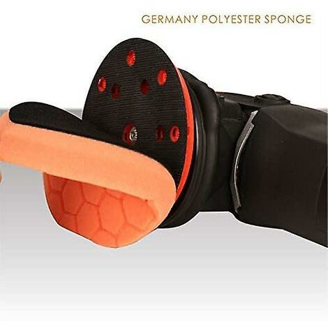Éponge de Polissage, Set de Polissage,5 Pièces 150mm Hex Logic Polissage Pad Éponge polir Kit pour Voiture Ponçage Polissage pour 125mm RO/DA Polissage pour Polisseuse Machine à polir