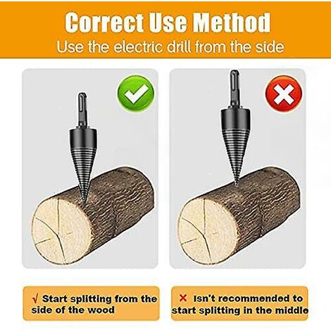 Fendeur De Buche, Foret De Fendeuse De Bois, Feu Fendeuse De Bûches À