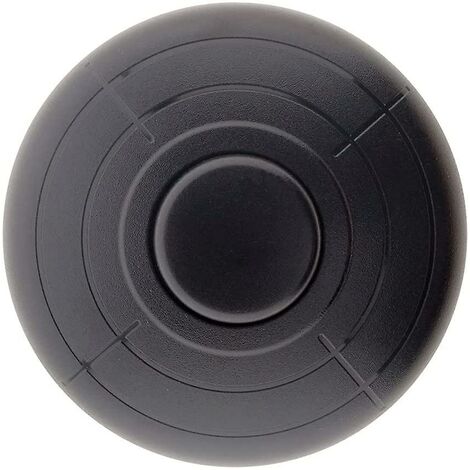Interrupteur à Pied Rond 2A/250V - Lot De 2 - Interrupteur Poussoir Avec Bouton Auto-bloquant - Pour Lampes Et Petits Appareils