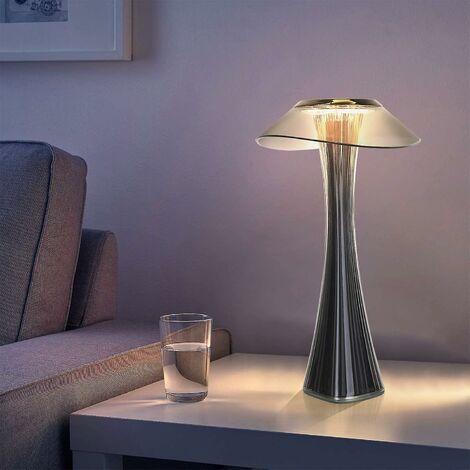 Tiowea Lampe de bureau à LED rotative à 360 degrés pour lampe de table et de chevet 