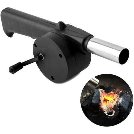 Ventilateur De Barbecue Portable - Souffleur à Air Pour Allumer Le Feu Rapidement | Pour BBQ, Camping, Feu De Bois