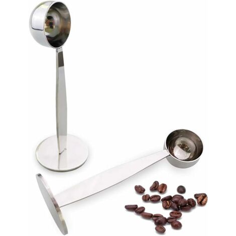 Cuillère à café 2-en-1 Support Cuillère à mesurer le café Espresso