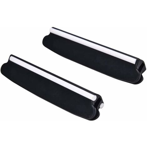 Guide d'affûtage de couteau professionnel, guide d'angle d'affûtage de couteau aléatoire, guide d'affûtage pour pierre à aiguiser, noir (lot de 2)