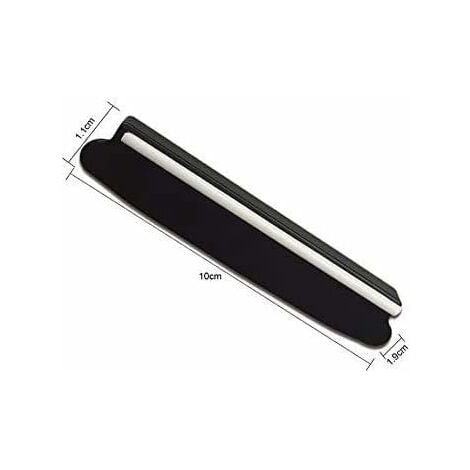 Guide d'affûtage de couteau professionnel, guide d'angle d'affûtage de couteau aléatoire, guide d'affûtage pour pierre à aiguiser, noir (lot de 2)