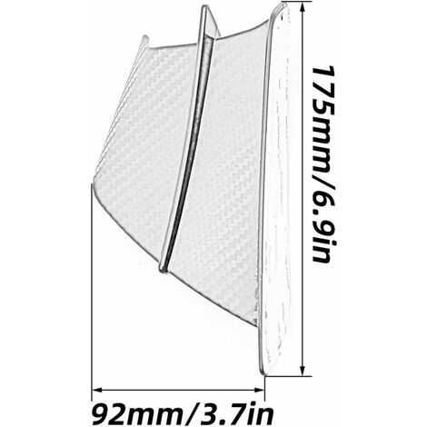 Ailerons De Carénage Avant Pour Honda Forza 350 NSS350 2023-2024 - Style Fibre Carbone Noir - 4