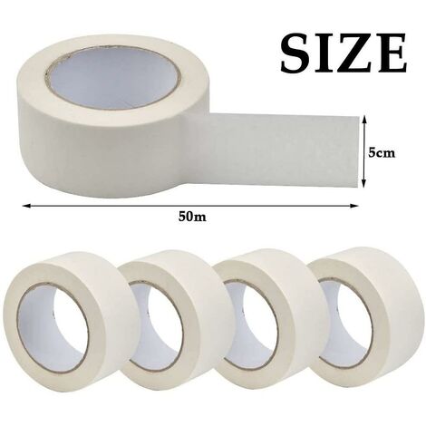 TOOLSTAR Ruban De Masquage, 48 Mm X 50 M, Facile à Démouler