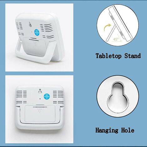 Thermomètre Hygromètre WiFi Avec App - Capteur Température/Humidité Connecté Pour Maison/Bébé