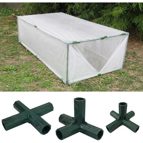Lot De 15 Connecteurs De Cadre De Serre, Connecteurs D'angle Pour Cadre De Jardin Tige Dhelice De 16 Mm 4 Types De Support Stable Robuste Pour Serre 88071311