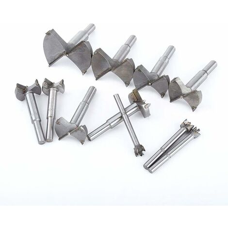 MACHSWON Lot 3 Forets Forstner Carbure Tungstène 27mm + 28mm + 30mm - Scie Cloche Bois, Perçage Propre Et Précis