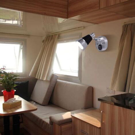 Applique Murale Intérieure Applique Murale LED Courbe 16W - 3000K Blanc Chaud - Acrylique Et Aluminium - Pour Salon/Chambre/Allée Déco Intérieur Design Courbe