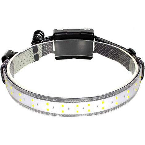 Lampe Frontale Rechargeable Avec Bandeau Réglable,Super Lumineux