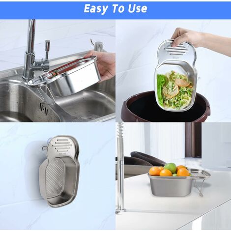 IMIKEYA Acier Inoxydable Bassin Lavage Riz Et Passoire Fine Pour