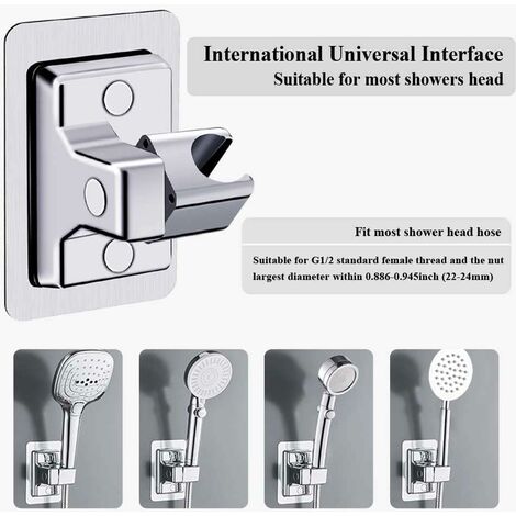 Support De Douche à Ventouse, Support De Pommeau De Douche Réglable