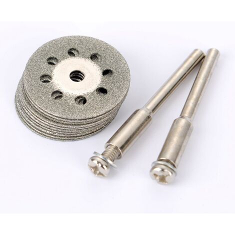 15Pcs 22mm Mini Disque Diamant à Tronçonner Coupe Rapide Mini Lame De