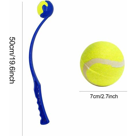 Lanceur de balles de Tennis pour Chien, Jouets pour Chiens interactifs avec  Lanceur de balles pour