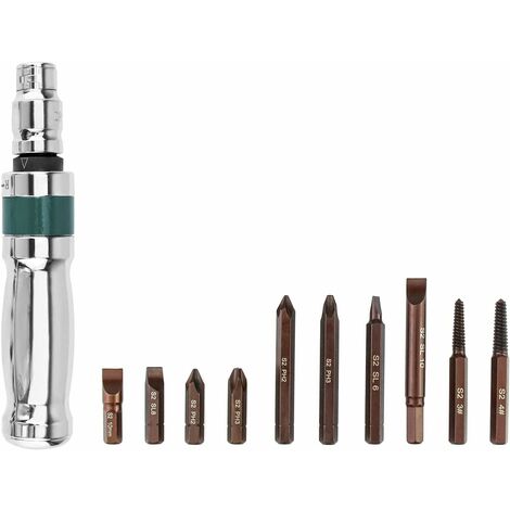 Coffret Tournevis à Frapper AWANG 12 Pièces - Embouts Carrés Conducteurs