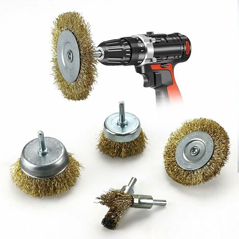Lot De 10 Brosses Metallique Pour Perceuse, Brosse | WhichOne