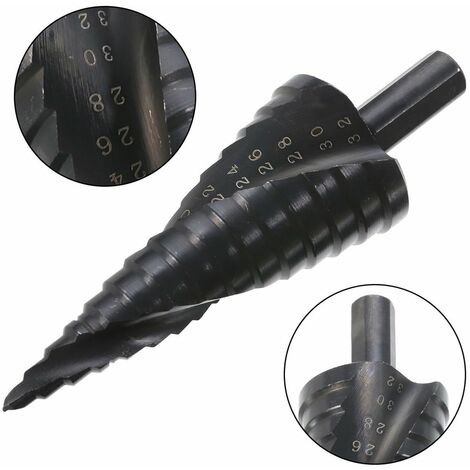 Foret étagé 13 Tailles 4-52mm - HSS Revêtu Titane - Pour Métaux Non Ferreux Et Bois
