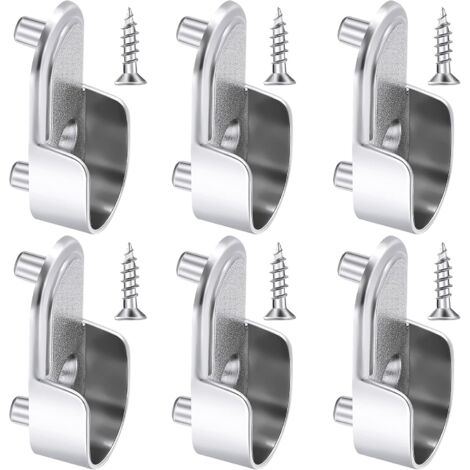 SJJJS 2 Pièces Support De Tube Penderie,Support De Tringle à Penderie