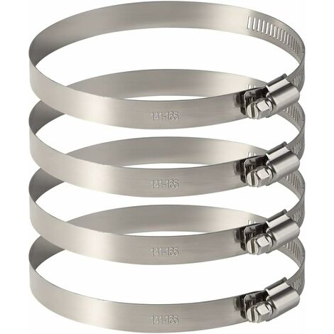 Lot De 4 Colliers De Serrage En Acier Inoxydable 304 - Pour Tuyaux Air, Spirale, Diamètre 31-35 Mm