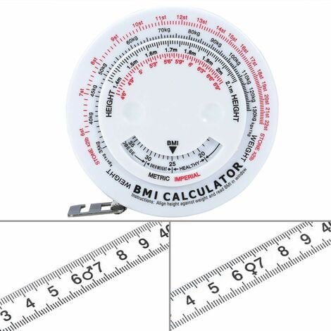 Mètre ruban à mesurer, indice de masse corporelle, règle souple