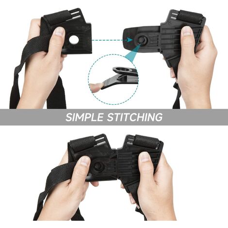 Harnais Pour Débroussailleuse - Baudrier Réglable Double Boucle, épaules Rembourrées - Compatible STIHL, ECHO, Etc.