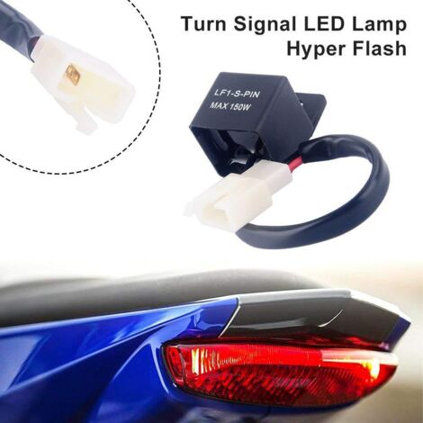 Relais Clignotants LED Pour Moto Et Vélo - Lot De 2, 12V, 5-100W, 2 Broches, Résout Les Problèmes De Clignotement Trop Rapide